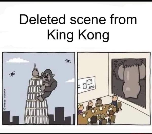 Deleted scene from King Kong""