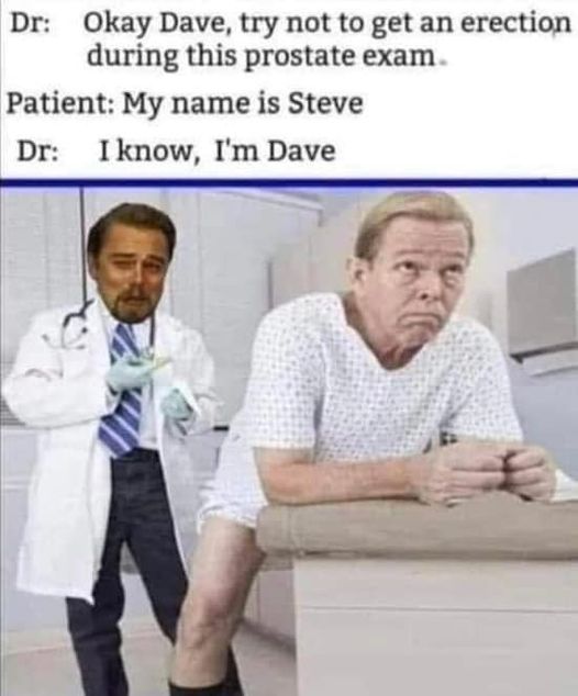 Okay Dave, try not to get an""