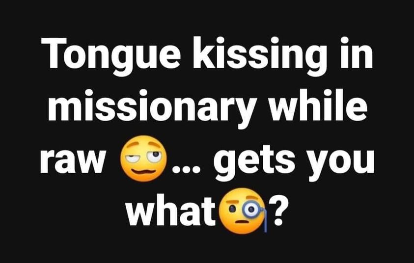 Tongue kissing""